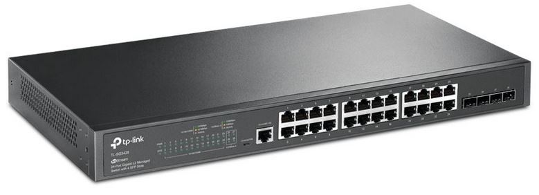 TP-Link TL-SG3428 Switch Smart, 24port 1Gbps+ 4port 1Gbps SFP+ Console port